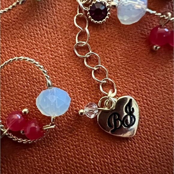 🩵 Betsey Johnson stunning 3 piece necklace set. Earrings, bracelet & necklace🩵 - Picture 8 of 8